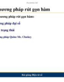 Bài giảng về: ĐIỆN TỬ SỐ part 3