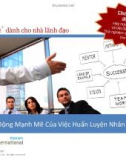 Tác Động Mạnh Mẽ Của Việc Huấn Luyện Nhân Viên