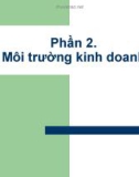 Phần 2. Môi trường kinh doanh