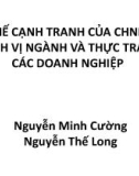 Lợi thế cạnh tranh của CHDN Lào: Định vị ngành và thực trạng các doanh nghiệp