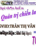 Quản trị chiến lược cạnh tranh