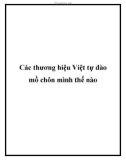 Các thương hiệu Việt tự đào mồ chôn mình thế nào