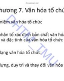 Bài giảng Hành vi tổ chức: Chương 7 - ĐH Thương mại