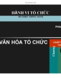 Bài giảng Hành vi tổ chức: Chương 18 - TS. Hồ Thiện Thông Minh