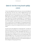 Quản lý văn hóa trong doanh nghiệp CNTT