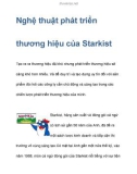 Nghệ thuật phát triển thương hiệu của Starkist