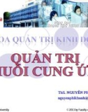 Bài giảng Quản trị chuỗi cung ứng: Phần 1 - ThS. Nguyễn Phi Khanh