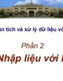 Bài giảng Phân tích và xử lý dữ liệu với R: Bài thực hành 2 - Học viện Ngân hàng