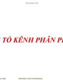 YẾU TỐ KÊNH PHÂN PHỐI