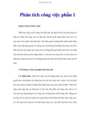 Phân tích công việc phần 1