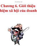 Bài giảng Đạo đức kinh doanh - Chương 6: Giới thiệu trách nhiệm xã hội của doanh nghiệp