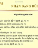 Bài giảng Quản trị rủi ro - Chương 3: Nhận dạng rủi ro