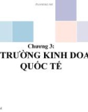 Bài giảng Kinh doanh quốc tế: Chương 3 - ĐH Ngoại ngữ - Tin học TP.HCM