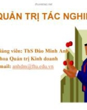 Bài giảng Quản trị tác nghiệp ( Đào Minh Anh) - Chương 1 Giới thiệu