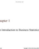 Lecture Business statistics in practice (7/e): Chapter 1 - Bowerman, O’Connell, Murphree