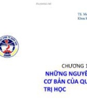 Bài giảng Quản trị học: Chương 1 - TS. Mai Ngọc Anh