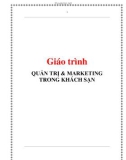 Giáo trình: Quản trị và Marketing trong khách sạn