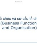 Tổ chức và cơ cấu tổ chức (Business Functions and Organisation)