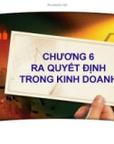 Bài giảng Quản trị kinh doanh: Chương 6 - PGS.TS. Trần Việt Lâm