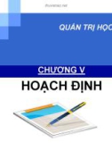 Bài giảng Quản trị học căn bản: Chương 5 - ThS. Phan Thị Thanh Hiền