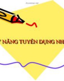 Kỹ năng tuyển dụng nhân sự