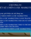 Bài giảng Quản trị Marketing: Chương 4 - Phạm Thị Ngọc Thảo