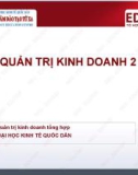 Bài giảng Quản trị kinh doanh 2 - Bài 1: Quản trị cung ứng nguyên vật liệu (TS. Vũ Trọng Nghĩa)