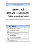 Bài giảng Thống kê trong kinh tế và kinh doanh: Chương 1 - Trường ĐH Kinh tế Quốc Dân