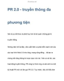 PR 2.0 - truyền thông đa phương tiện