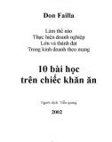 10 bài học trên chiếc khăn ăn