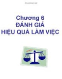 Bài giảng Quản trị nguồn nhân lực - Chương 6: Đánh giá hiệu quả làm việc