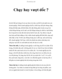 Chạy hay vượt dốc ?