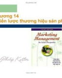 Bài giảng Marketing Management: Chương 14 - Chiến lược thương hiệu sản phẩm