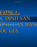 Bài giảng Kinh tế vĩ mô: Chương 3 - TS. Trần Nguyễn Ngọc Anh Thư