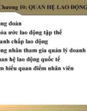 Bài giảng Quản trị nguồn nhân lực: Chương 10 - Th.S Trần Phi Hoàng