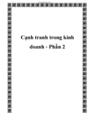 Cạnh tranh trong kinh doanh - Phần 2