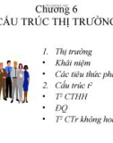 Chương 6: cấu trúc thị trường