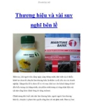 Thương hiệu và vài suy nghĩ bên lề