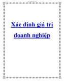 Cách xác định giá trị doanh nghiệp