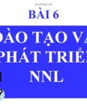 Lý thuyết và đào tạo và phát triển nguồn nhân lực