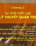 Bài giảng Quản trị học: Chương 2 - Phạm Văn Nam