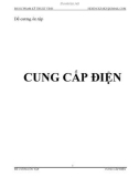 Đề cương ôn tập Cung cấp điện - ĐH Sư Phạm Kỹ Thuật Vinh