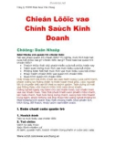 Chiến Lược với chính Sách Kinh Doanh