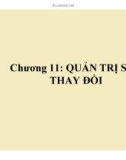 Bài giảng Quản trị kinh doanh: Chương 11 - ThS. Lê Văn Hòa