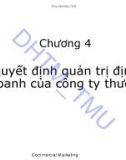 Bài giảng Marketing thương mại: Chương 4 - ĐH Thương mại