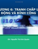 CHƯƠNG 6: TRANH CHẤP LAO ĐỘNG VÀ ĐÌNH CÔNG