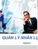 QUẢN LÝ NHÂN LỰC