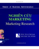 Bài giảng Nghiên cứu marketing - PGS.TS Lê Thế Giới