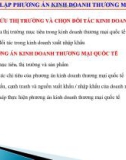 Bài giảng Kinh doanh thương mại quốc tế: Chương 6 - Trần Văn Hòe