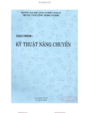 Giáo trình Kỹ thuật nâng chuyển: Phần 1